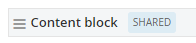 shared content block shared content block
