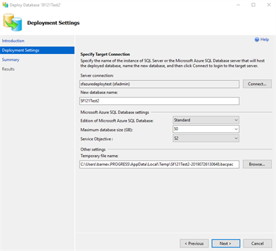 Deploy The Database To Azure Sql Sitefinity Cms Deploy And Upgrade Deploy The Database To Azure Sql Sitefinity Cms Deploy And Upgrade