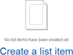 create a list item