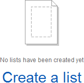 create a list