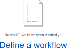 define a workflow