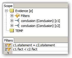 Scope section of an certainty rulesheet created by Michael Parish