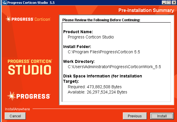 install-corticon-studio