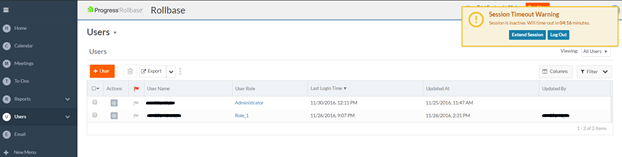 session timeout notification session timeout notification