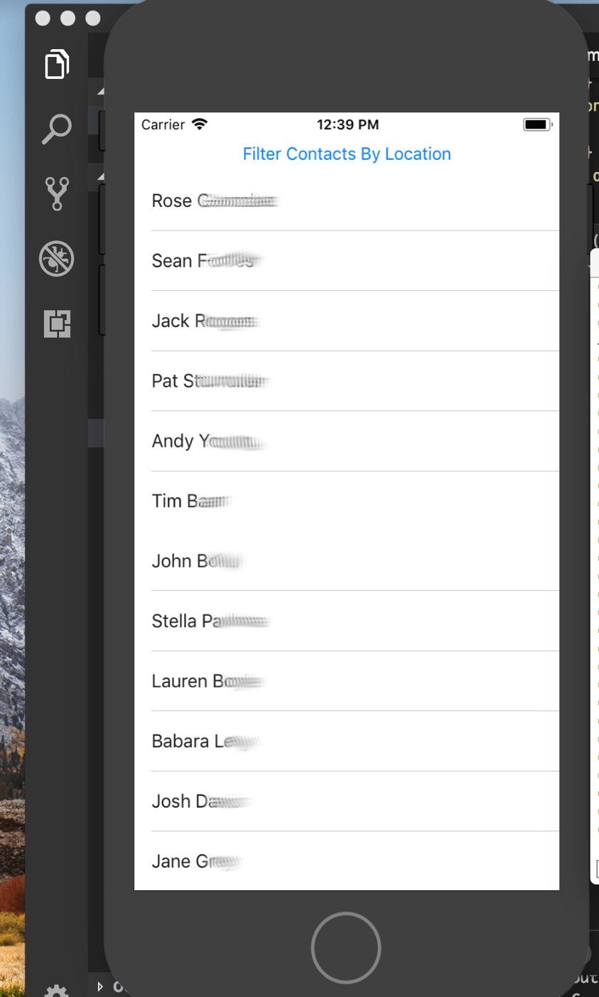 Contacts by Location