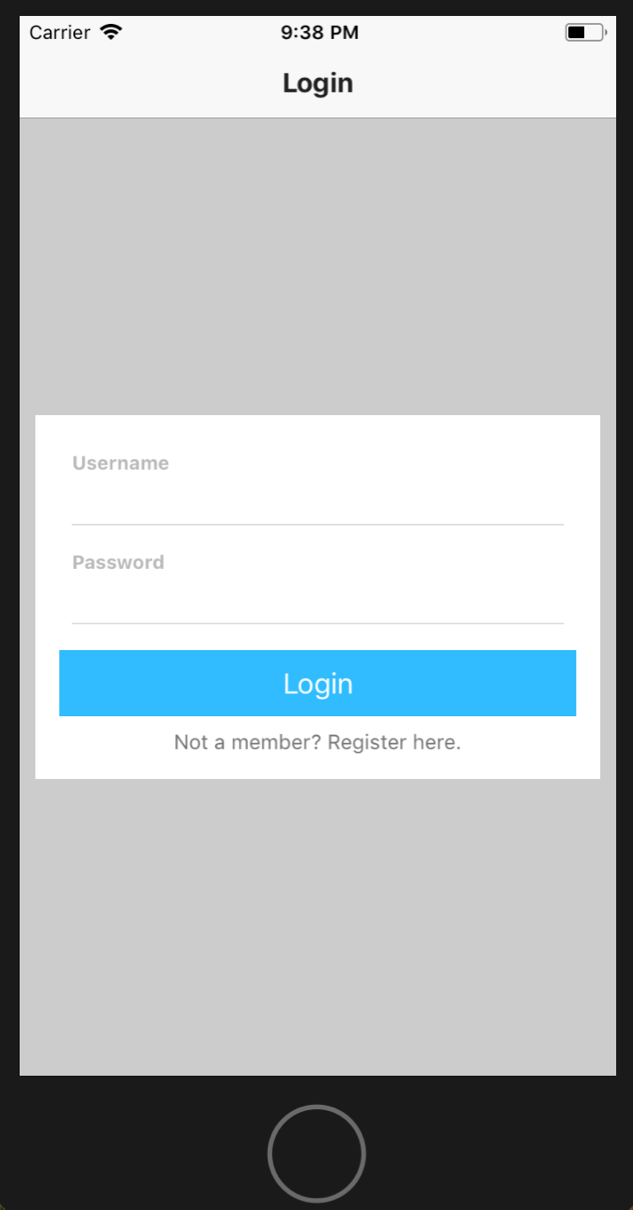 Login Page