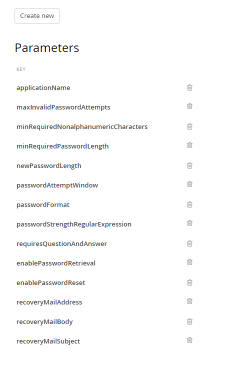 membership-provider-parameters
