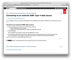 Adding 3rd party JDBC