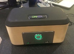The Onköl base station on display at CES 2015 