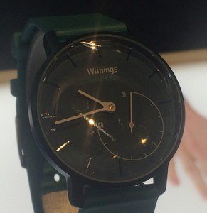 A Withings Activité displayed at CES 2015
