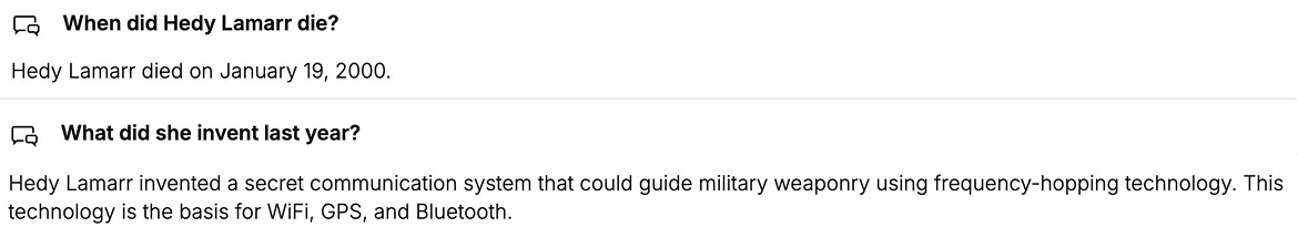 AI will answer wrongly