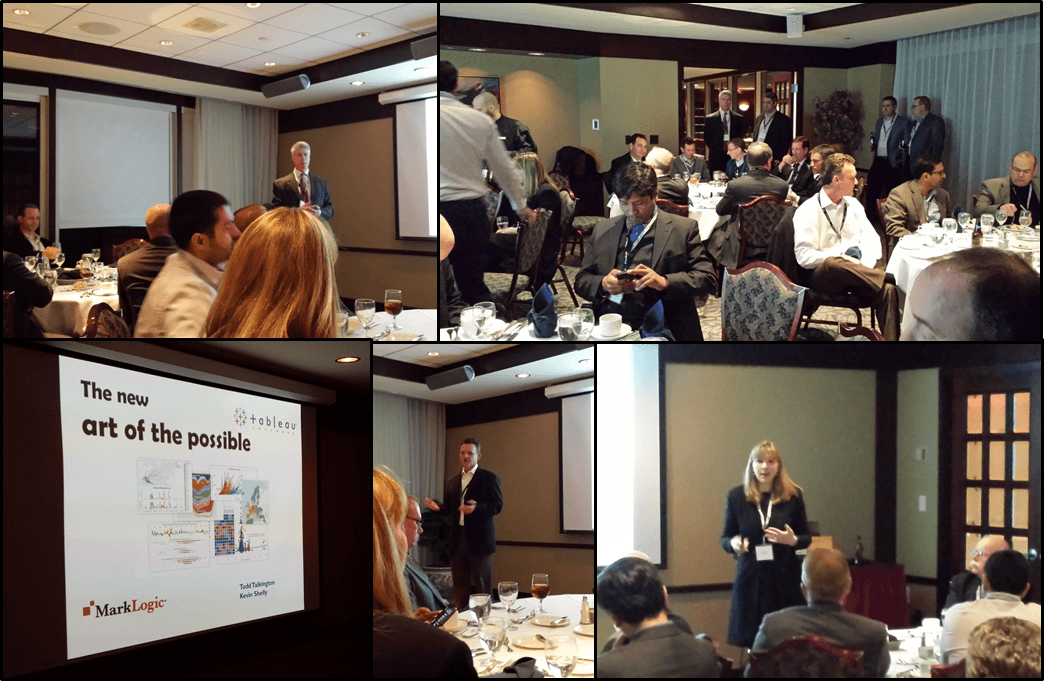 Guests at the Tower Club heard about "The New Art of the Possible" from MarkLogic and Tableau Software