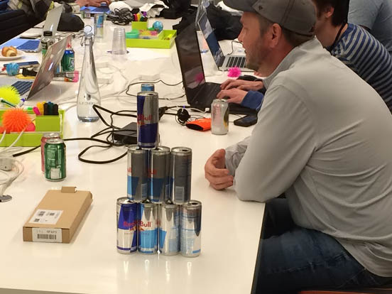 Key to a hackathon? Lots of energy sources.