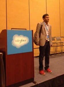 Sumit presenting SQL access to Salesforce df13-sql-session