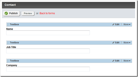 Re-adding form fields for the disconnected form data