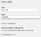Custom Fields Dialog