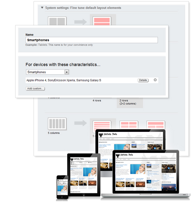 SolarMobile Template Screenshots