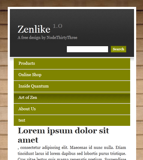 Sitefinity Responsive Navigation