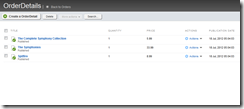 Sitefinity-MVC-Order-Details
