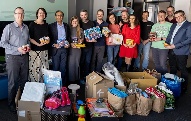 progress employees in the office