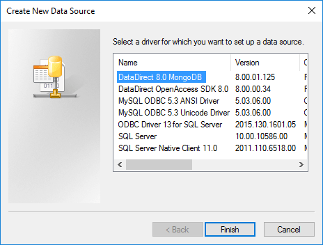 DataDirect 8.0 MongoDB