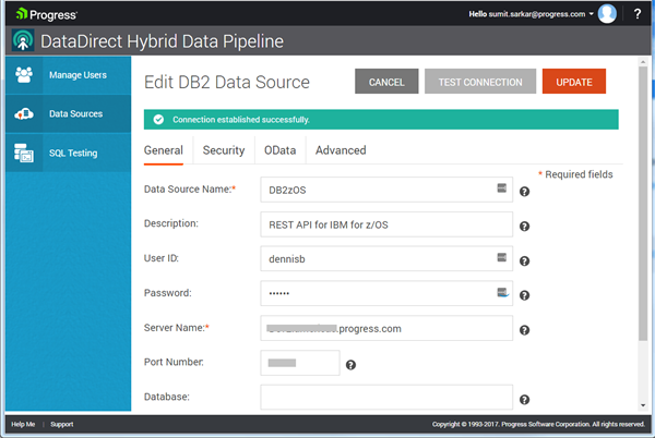 HDP-DB2z4 Verify successful connection to mainframe