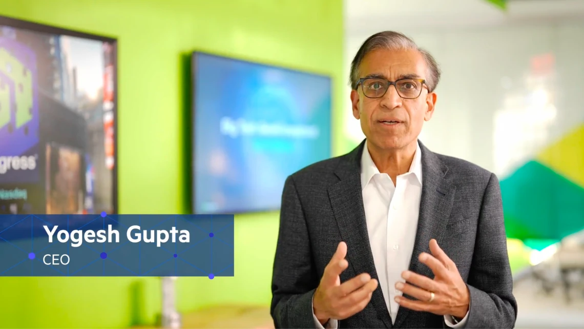 Trusted Software Built for What’s Next Video Thumbnail with Yogesh Gupta - CEO