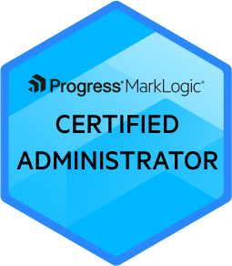 Progress MarkLogic Certified Administrator Logo