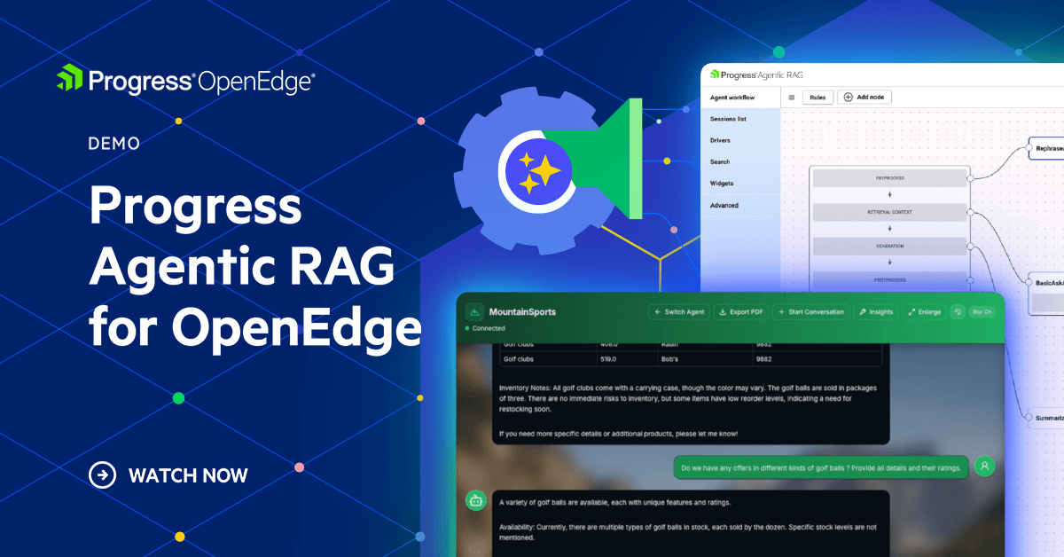 Progress Agentic RAG for OpenEdge Demo - Videos - Progress