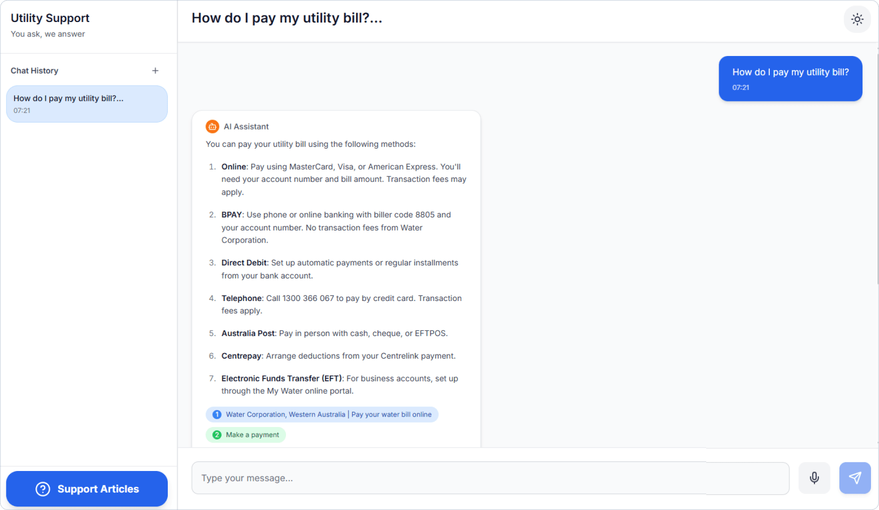Customer Support Customer Support