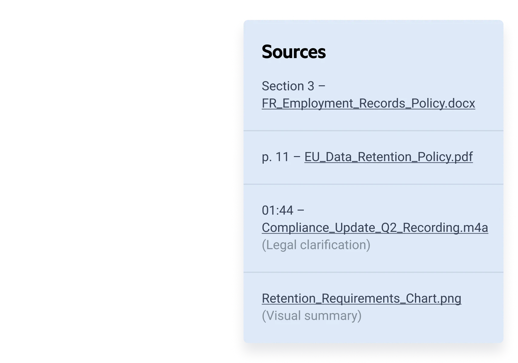 Turn Every Search Into an Answer Sources