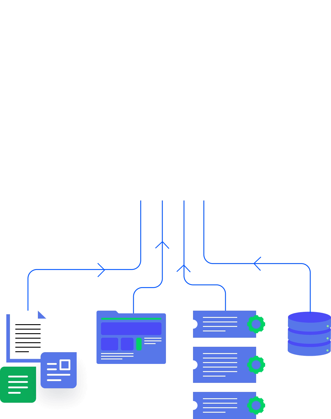 Knowledge Search Hero Illustration Part 3