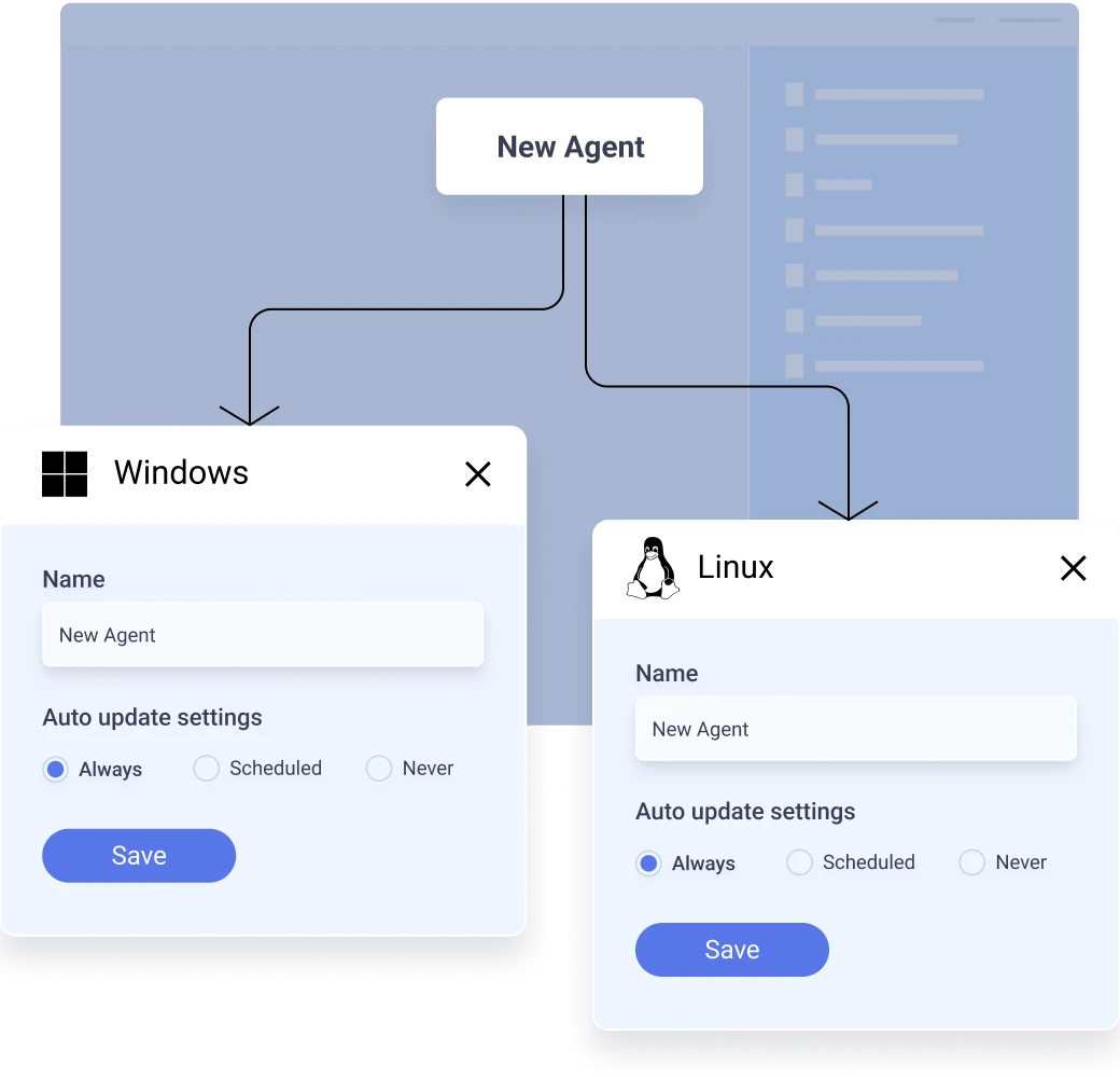 Agent-Coordinated Task Execution Illustration