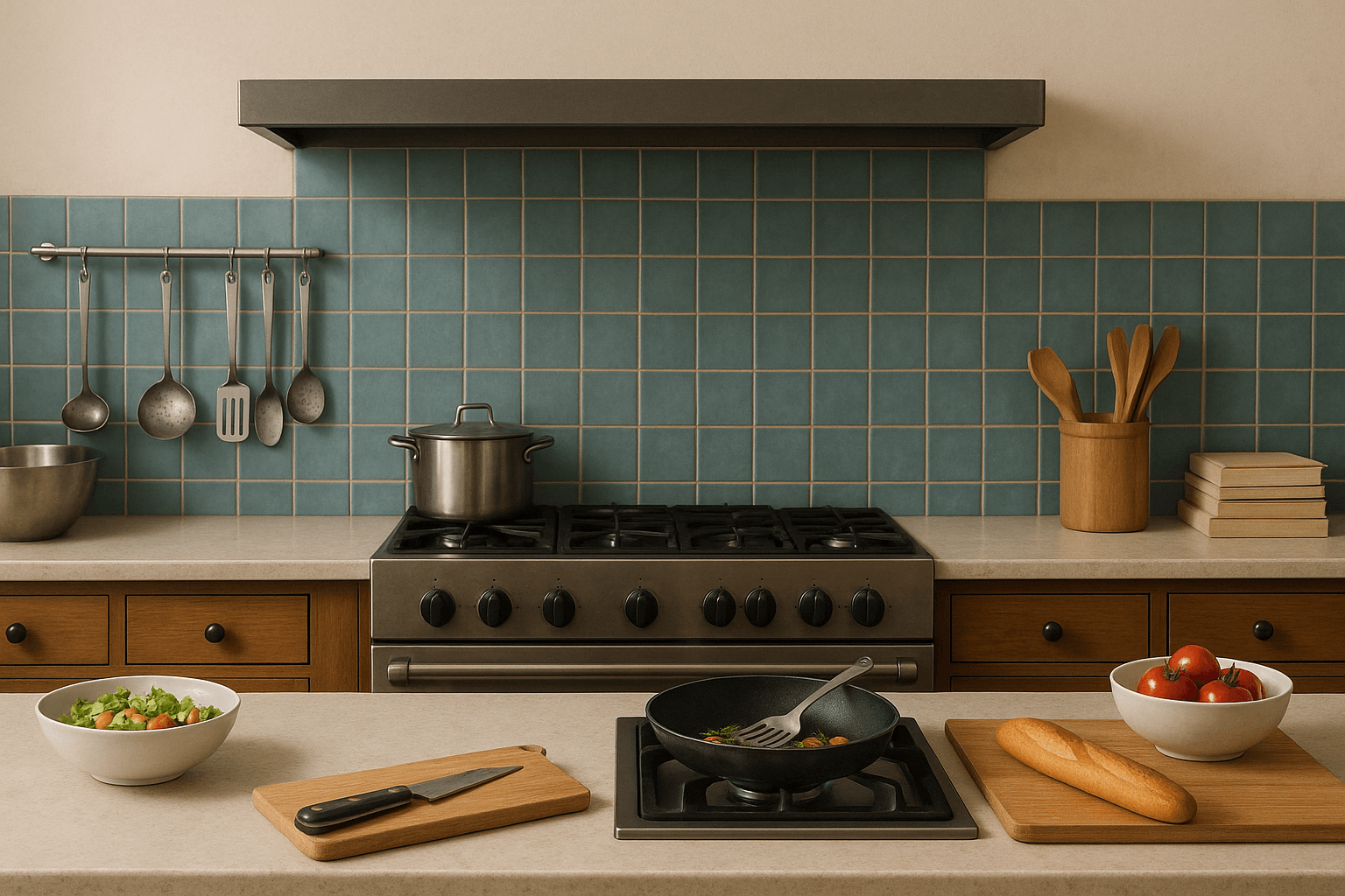 A restaurant kitchen as an analogy for the concept of Artificial Intelligence A restaurant kitchen as an analogy for the concept of Artificial Intelligence