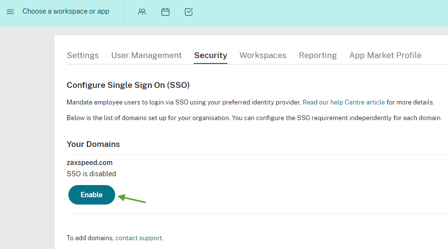 SSO Configuration 2