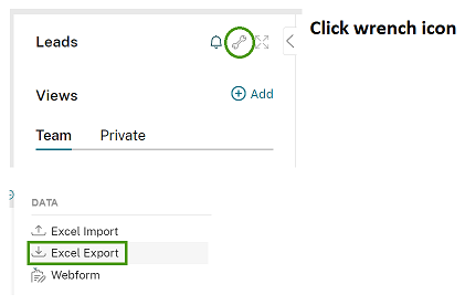 Excel Export