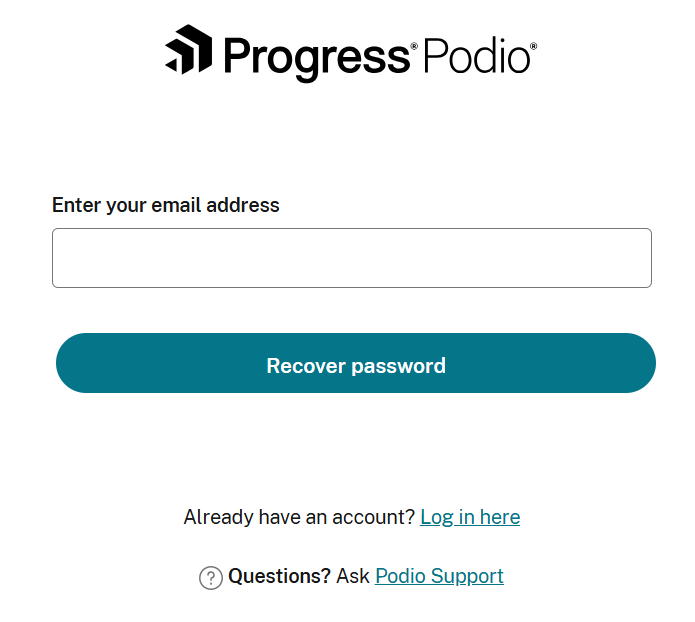 Forgot password login