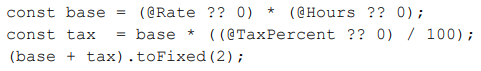 Calculation