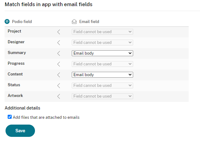 Email To App3