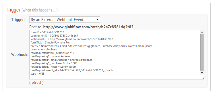 Webhook Flow