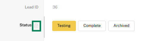 A read-only field in a Podio item