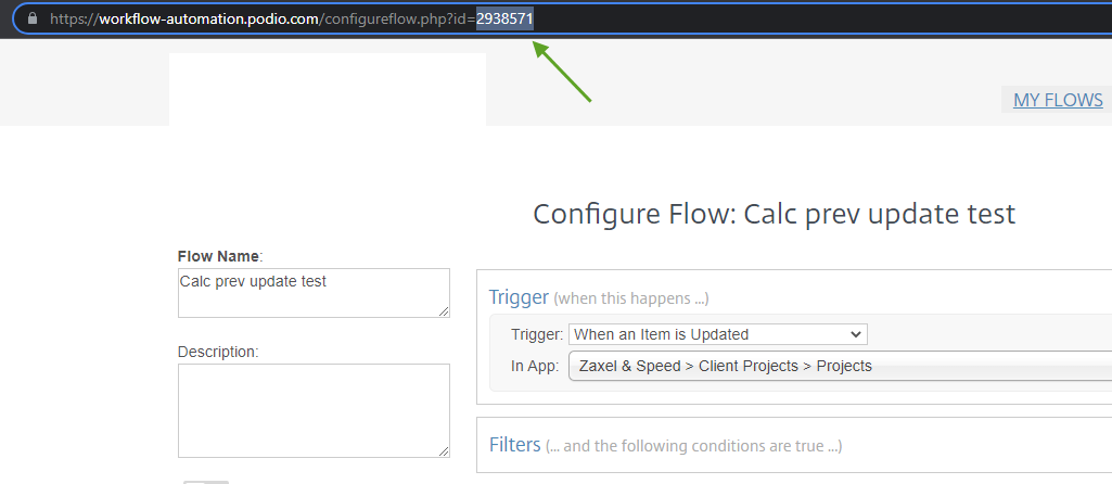 Flow ID Name 1