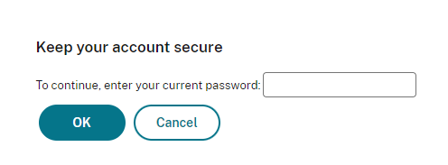 Secure account