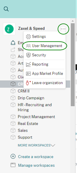 Open User Management